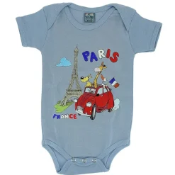 Body Torre Eiffel carro Paris azul