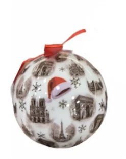 Bola de Natal de lembranças de Paris