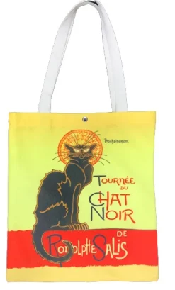 Bolsa de tela "La Tournée du Chat Noir"