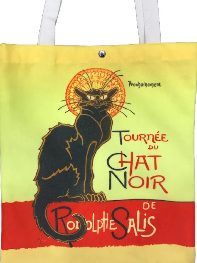 Bolsa de tela "La Tournée du Chat Noir"