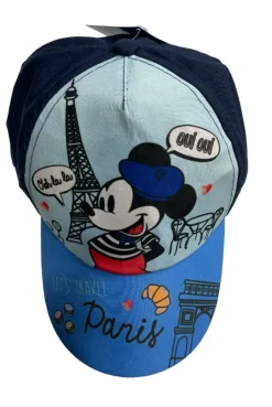 Boné infantil Mickey Torre Eiffel Paris