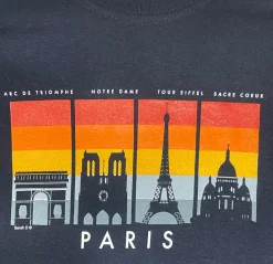 Camiseta Monumentos de Paris Ombre