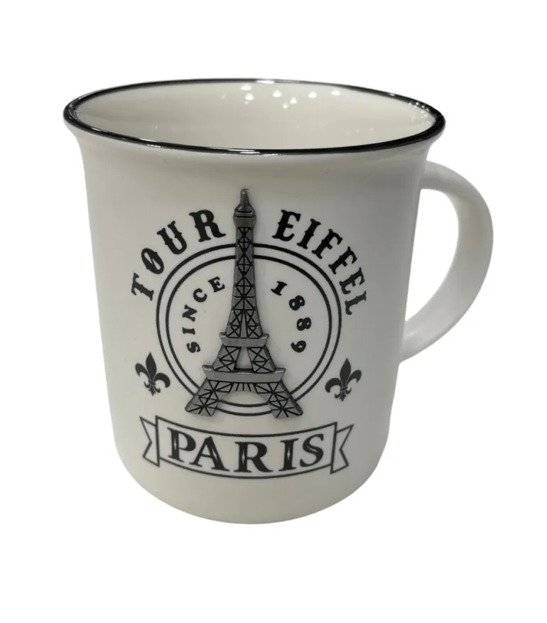 Caneca Torre Eiffel Metálica