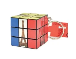 Chaveiro Cubo de Rubik com Torre Eiffel
