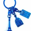 Chaveiro monumentos de Paris azul