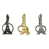 Chaveiro Torre Eiffel 3 cores em metal