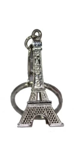 Chaveiro Torre Eiffel prateada