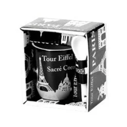 Chávena de café Torre Eiffel "SKYLINE" branca