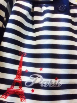 Conjunto Torre Eiffel Paris vestido + leggings + boina
