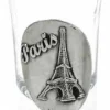 Copo para shot Paris com placa de metal