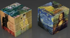 Cubo de plastico 6 tintas differentes