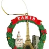 Decoração de Natal com fitas vermelhas