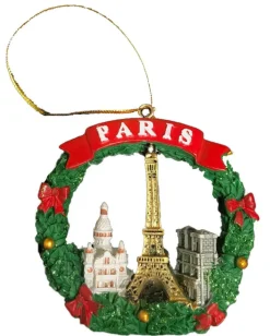 Decoração de Natal com fitas vermelhas