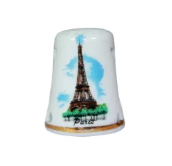 Dedal de porcelana Torre Eiffel