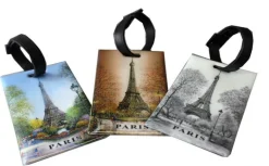 Etiqueta de anel de lembrança de Paris
