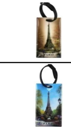 Etiqueta de anel de lembrança de Paris
