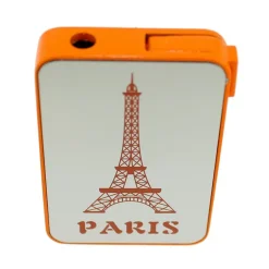 Isqueiro Torre Eiffel metálico cor fluorescente