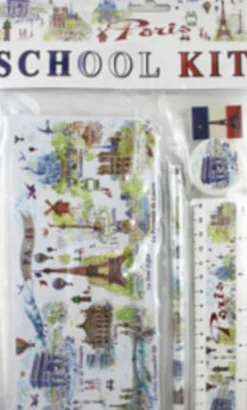 Kit escola 5 lembranças com os mais belos monumentos de Paris