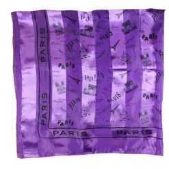 Lenço Paris violeta