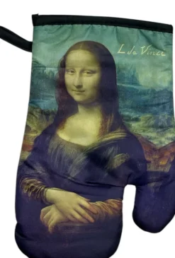 Luva de forno e pegador de panela Mona Lisa