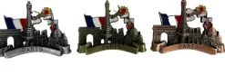 Ímã Monumentos da Torre Eiffel arco-íris 馃寛 sol 鈽€锔