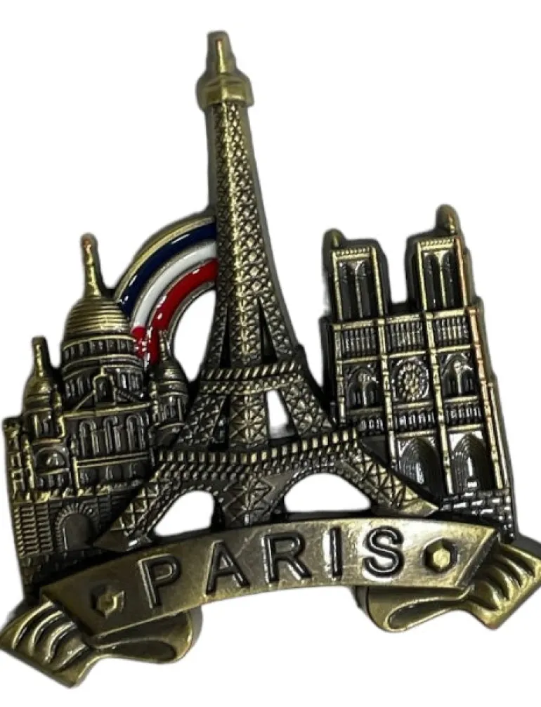 Ímã Torre Eiffel Monumentos do arco-íris de Paris