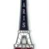 Ímã Torre Eiffel tricolor com brilhantes