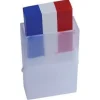 Maquiagem tricolor para os fãs da França