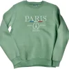Moletom Paris França Verde