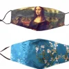Máscaras de tecido de grande pintor