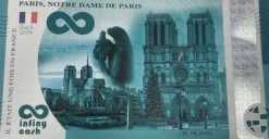 Nota colecionável 鈾撅笍 Paris Torre Eiffel