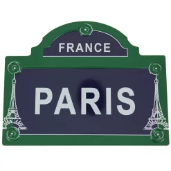 Postal Placa de rua Paris Torre Eiffel