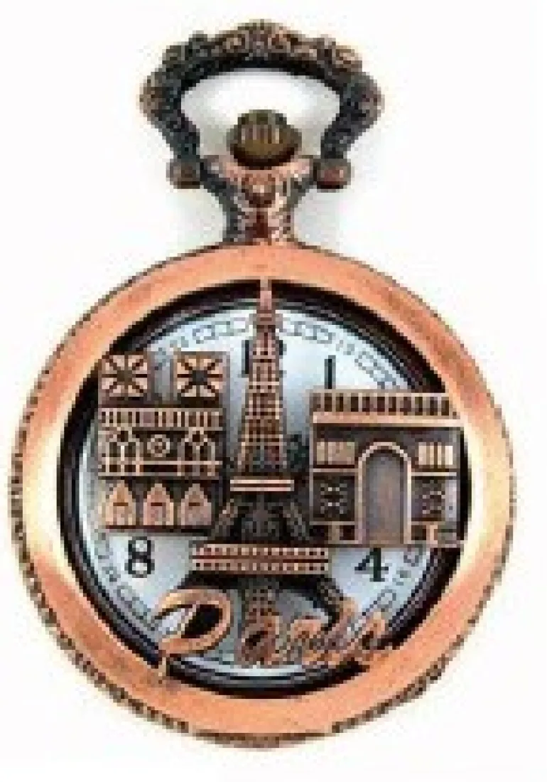 Relógio de bolso Monumentos de Paris