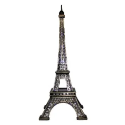 Torre Eiffel cintilante e luminosa