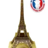 Torre Eiffel de metal fabricada na França em uma verdadeira base