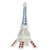 Torre Eiffel tricolor com strass