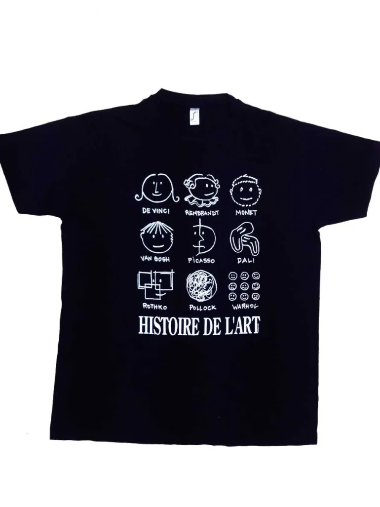 T-shirt "HISTÓRIA DA ARTE"