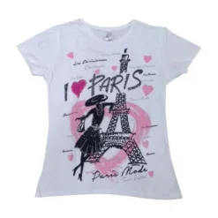 T-shirt I love Paris "O vestido preto"