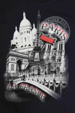 T-shirt metrô França "A minha lembrança de Paris"