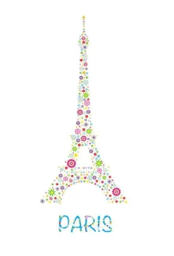 T-shirt Paris Torre Eiffel multicolorida