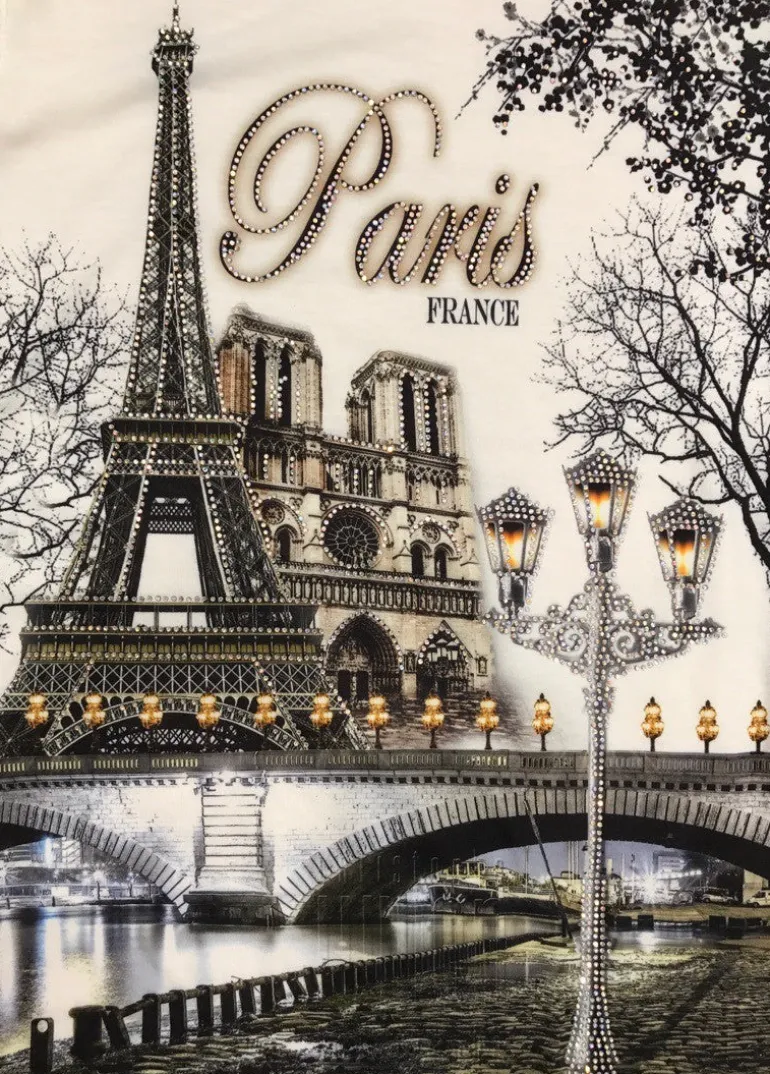 T-shirt Torre Eiffel Notre Dame