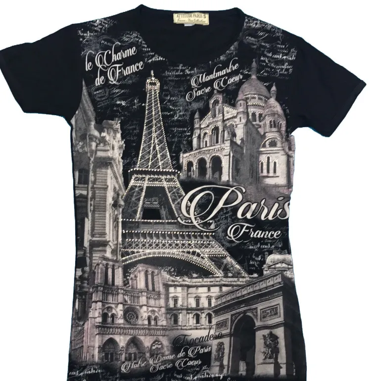 T-shirt Torre Eiffel Paris "O encanto da França"