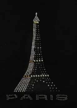 T-shirt Torre Eiffel Strass 3 cores